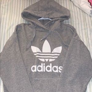 Gray adidas sweater